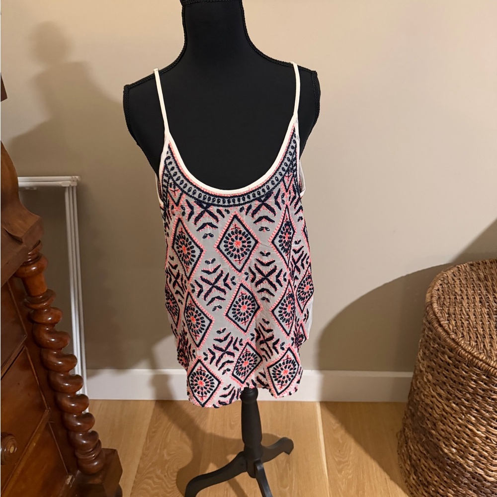 Love Sam tank. Embroidered tank.